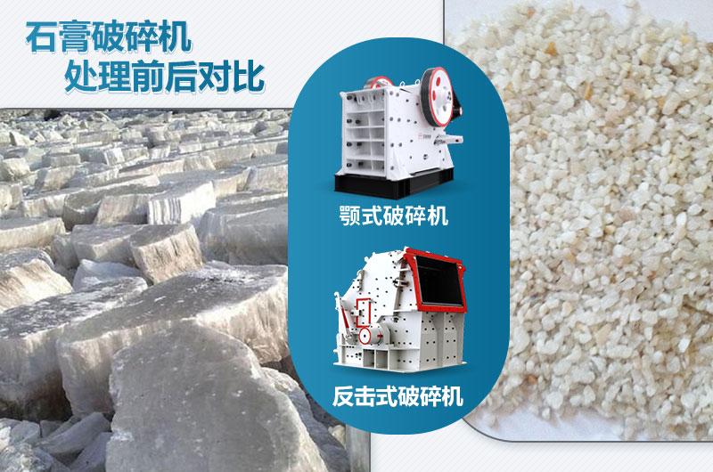 石膏破碎機對應(yīng)產(chǎn)量是多少噸？設(shè)備型號參數(shù)表