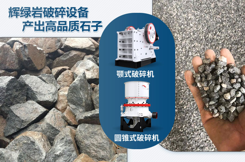 輝綠巖破碎可用的破碎機(jī)有哪些？價(jià)格多少？