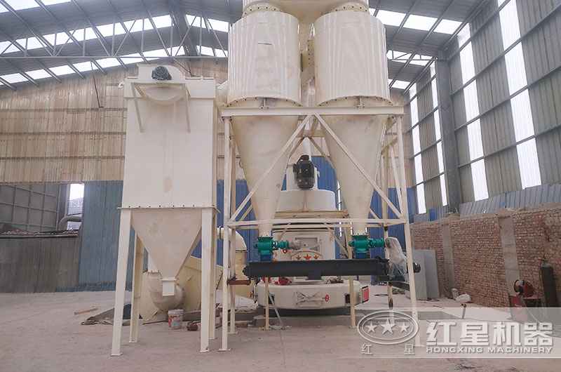 廣西客戶高壓磨粉機工作現場圖片