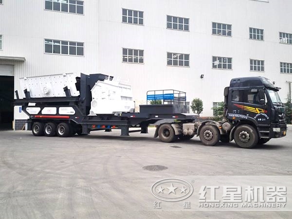 時產(chǎn)400噸流動汽車載式碾石機多少錢一臺？