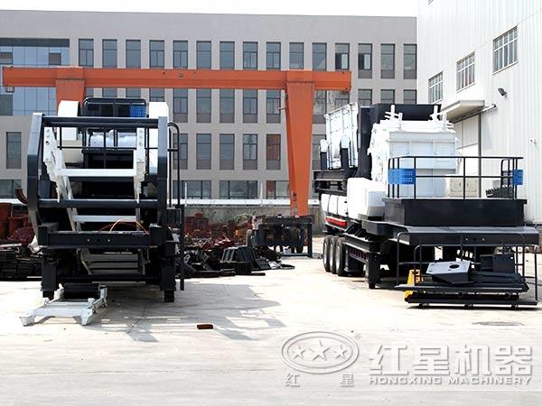 流動汽車載式碾石機實拍圖