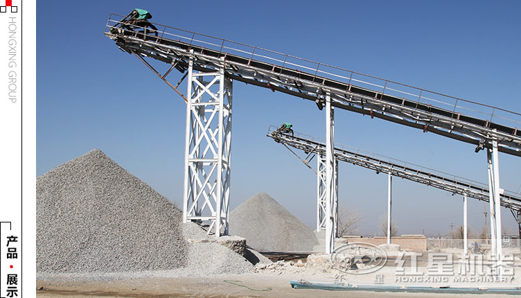 花崗巖石料加工現場