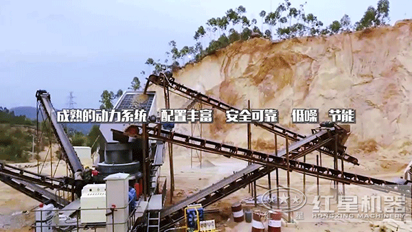 安全可靠的柴油小型流動(dòng)石子破碎機(jī)處理現(xiàn)場