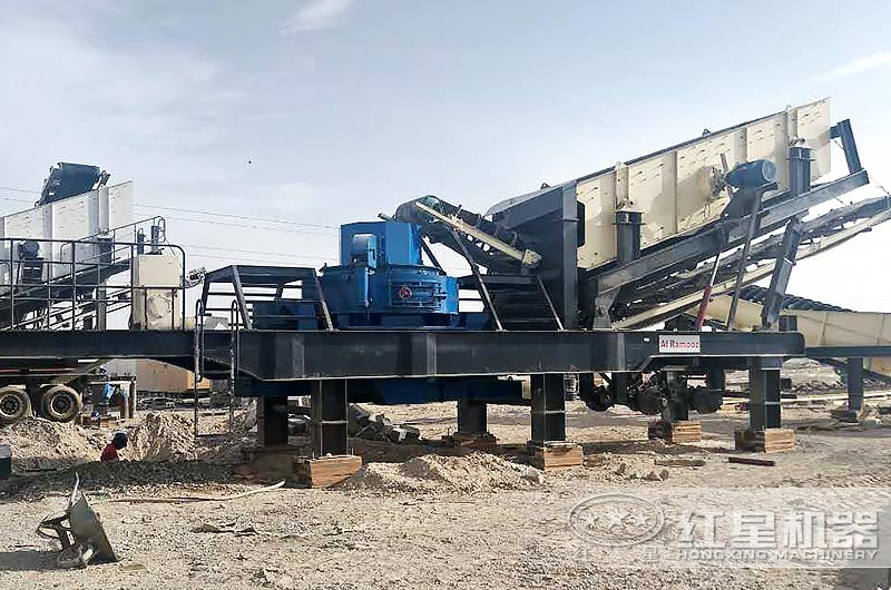 多機組合移動制砂設備制沙現場