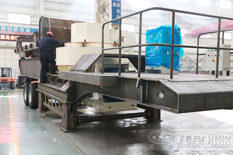 移動制砂機生產(chǎn)車間