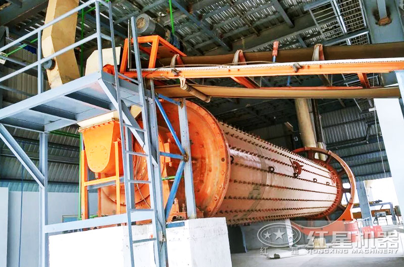 鋼渣棒磨機(jī)工作現(xiàn)場