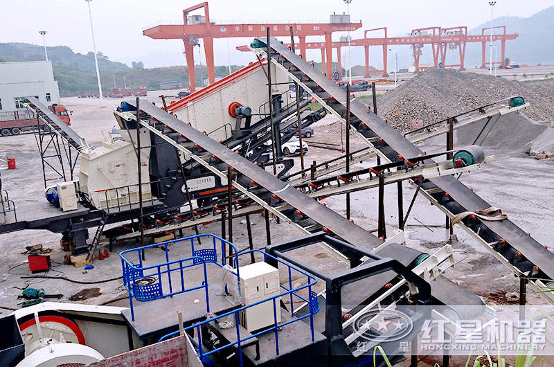 建筑垃圾破碎機生產現場