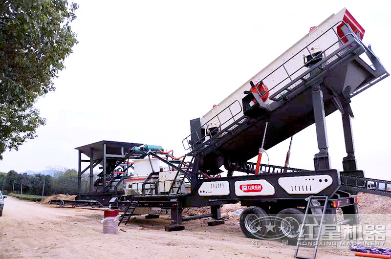 可移動煤矸石制砂機(jī)多少錢一套？山西現(xiàn)場視頻展示