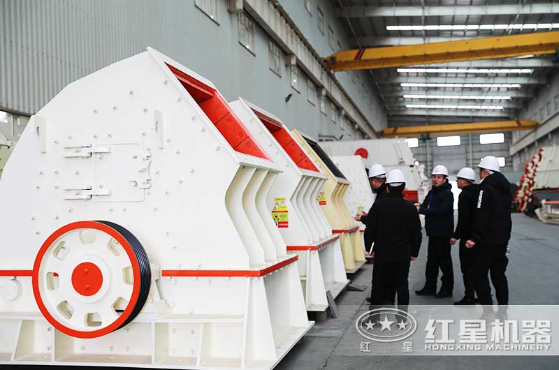 客戶來廠參觀重錘破機(jī)